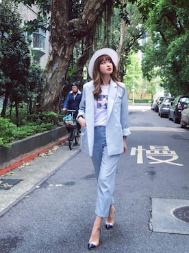 「kerina style」｜Kerina*薛妞妞さん（レディース・161cm）の春コーディネート