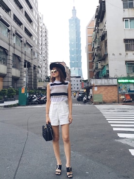 「kerina style」｜Kerina*薛妞妞さん（レディース・161cm）の夏コーディネート