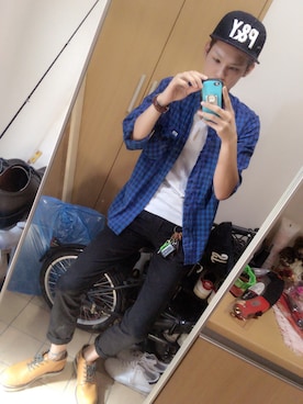 Ka☞Zuさん（メンズ・184cm）の秋コーディネート