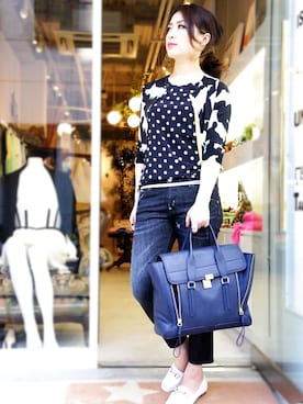「DSQUARED2（ディースクエアード）のアイテム」を使った、KOKOROさん（レディース・163cm）の春コーディネート