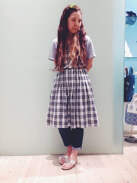 ぽこさん（レディース・158cm）の夏コーディネート