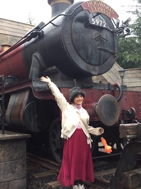 「merry jenny（メリージェニー）のアイテム（ジャケット/アウター）」を使った、安中亜美さん（レディース・148cm）の秋コーディネート