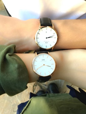 「Daniel Wellington」｜安中亜美さん（レディース・148cm）の冬コーディネート