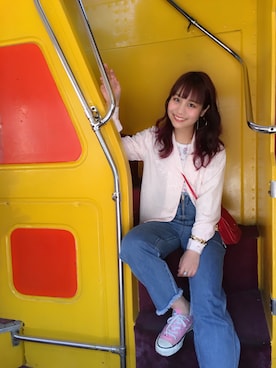 安中亜美さん（レディース・148cm）の春コーディネート