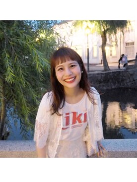 安中亜美さん（レディース・148cm）の夏コーディネート