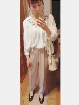 安中亜美さん（レディース・148cm）の夏コーディネート