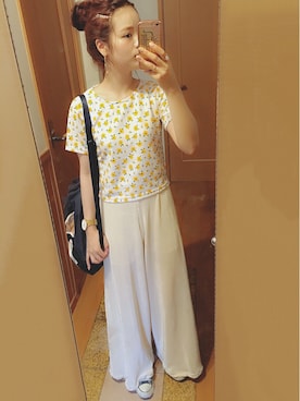 安中亜美さん（レディース・148cm）の夏コーディネート