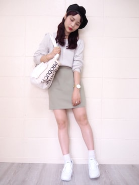 安中亜美さん（レディース・148cm）の秋コーディネート