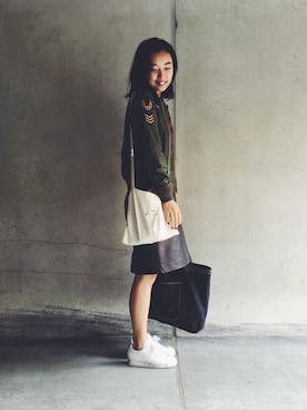 「CANVAS.（キャンバス）のアイテム」を使った、おまつさん（レディース・163cm）の秋コーディネート