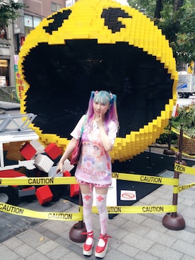 「病みかわいい」｜「アイテム（パンツ）」を使った、MiRichan_43歳さん（レディース・148cm）の夏コーディネート