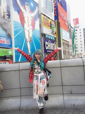 「adidas Originals by JEREMY SCOTT（アディダスオリジナルスバイジェレミースコット）のアイテム（ジャケット/アウター）」を使った、MiRichan_44歳さん（レディース・148cm）の秋コーディネート