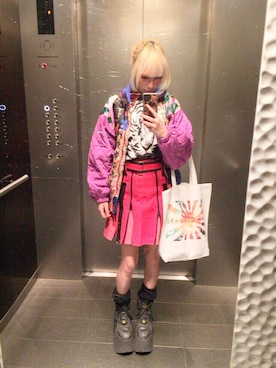 「Buffalo（バッファロー）のアイテム」を使った、MiRichan_44歳さん（レディース・148cm）の冬コーディネート