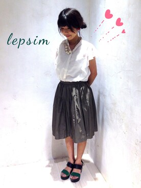 Nanamiさん（レディース・154cm）の夏コーディネート