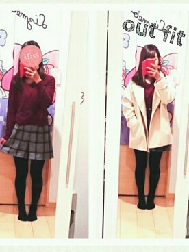 あーりさん(レディース・153cm)の秋コーディネート