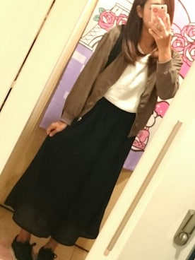 「Te chichi（テチチ）のアイテム（ジャケット/アウター）」を使った、あーりさん（レディース・153cm）の秋コーディネート