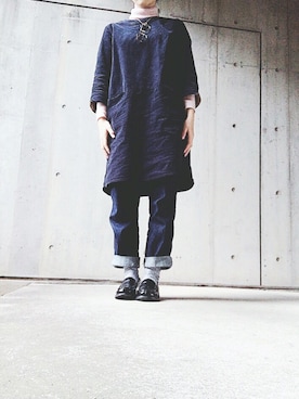 「マムジーンズ」｜小 芥 子さん（レディース・158cm）の春コーディネート