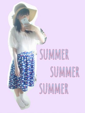 「RUBY AND YOU」｜miiさん（レディース・161cm）の夏コーディネート