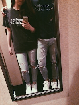 「カップルコーデ」｜Ａｚｕｓａさん（レディース・158cm）の春コーディネート