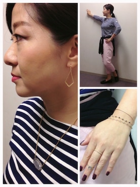 アガット本社スタッフ_EOさん(レディース・160cm)の秋コーディネート