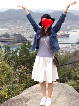 「Marc by Marc Jacobs（マークバイマークジェイコブス）のアイテム（アクセサリー）」を使った、a❤︎さん（レディース・160cm）の春コーディネート