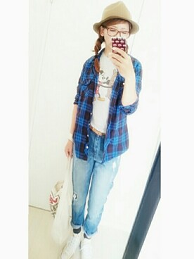 もーりさん（レディース・167cm）の秋コーディネート