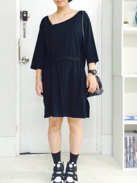 「SHUTTLE（シャトル）のアイテム」を使った、 Maeさん（レディース・162cm）の秋コーディネート