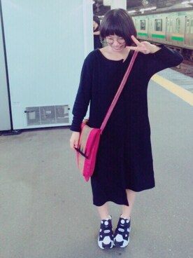 「SHUTTLE（シャトル）のアイテム」を使った、 Maeさん（レディース・162cm）の秋コーディネート