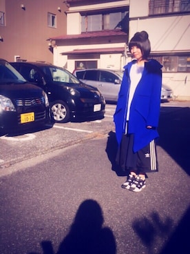 「chloma（クロマ）のアイテム」を使った、 Maeさん（レディース・162cm）の冬コーディネート