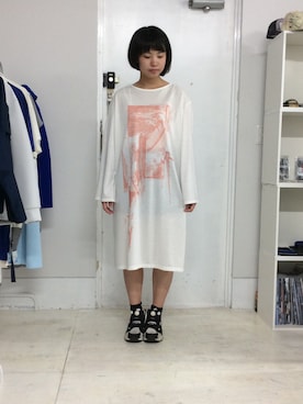 「chloma（クロマ）のアイテム」を使った、 Maeさん（レディース・162cm）の夏コーディネート