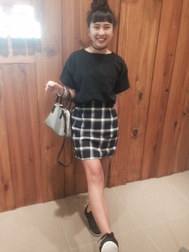 恬さん（レディース・162cm）の夏コーディネート