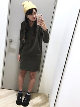 恬さん（レディース・162cm）の秋コーディネート