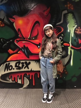 恬さん（レディース・162cm）の秋コーディネート