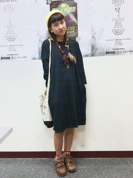 恬さん(レディース・162cm)の秋コーディネート