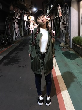 恬さん（レディース・162cm）の秋コーディネート