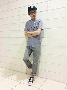 Masaaki Moriさん（メンズ・173cm）の夏コーディネート