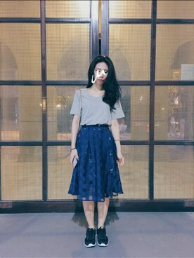 「lovebabytwins」｜makiさん（レディース・172cm）の夏コーディネート