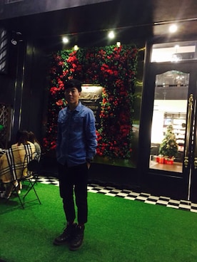 「catworld（キャットワールド）のアイテム」を使った、simon10noyさん（メンズ・182cm）の冬コーディネート