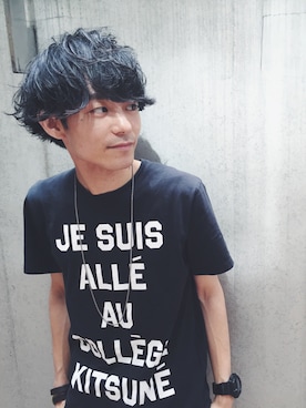 「MR.GENTLEMAN（ミスタージェントルマン）のアイテム（アクセサリー）」を使った、Ryoha  Matsudaさん（メンズ・163cm）の夏コーディネート