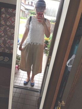 「Brogue（ブローグ）のアイテム」を使った、ぴよ子さん（レディース・167cm）の夏コーディネート