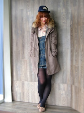 「 モッズコート」｜kotomiさん（レディース・168cm）の冬コーディネート