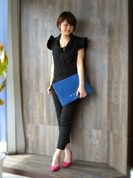 「Factor=（ファクターイコール）のアイテム（オールインワン・サロペット）」を使った、kotomiさん（レディース・168cm）の春コーディネート