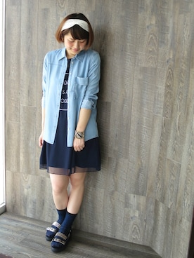 「Bijou R.I （ビジューアールアイ）のアイテム」を使った、kotomiさん（レディース・168cm）の春コーディネート