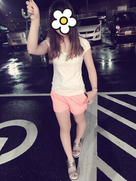 「cache cache（カシュ カシュ）のアイテム」を使った、ユエさん（レディース・160cm・10代）の夏コーディネート