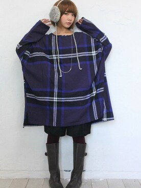 Osharewalker オシャレウォーカー の 大人可愛いチェック柄プルオーバー その他トップス Wear