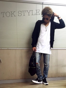 「Hater snapback（ヘイタースナップバック）のアイテム」を使った、☆TOK★さん（メンズ・177cm）の夏コーディネート