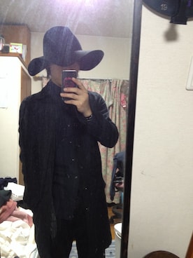「SHAREEF（シャリーフ）のアイテム（ステンカラーコート）」を使った、ゆうさん（メンズ・163cm）の冬コーディネート
