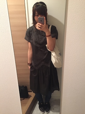 「アイテム（バングル/リストバンド）」を使った、s_akiさん（レディース・158cm・20代）の春コーディネート