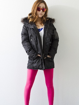 「daboro（ダボロ）のアイテム」を使った、daboroさん（レディース・165cm）の冬コーディネート