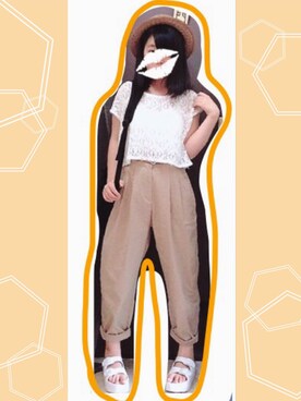 ぽよ川ぷに子さんのコーディネート