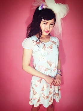 「ヘアメイク」｜「アイテム（ワンピース）」を使った、ゆうたんさん（レディース・159cm）の冬コーディネート